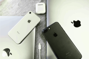 Apple devices illustrating BYOD risks and the importance of rethinking mobile device security for businesses